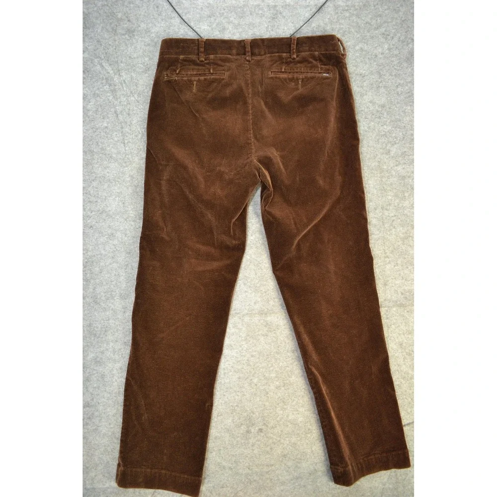 Polo‎ Ralph Lauren Corduroy Pants Mens 32x29 Brown Classic Fit Stretch Chinos